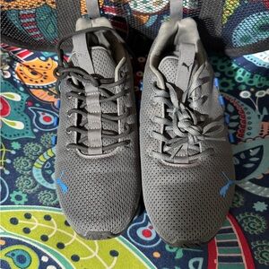 Puma Gray and Blue Men's Shoes